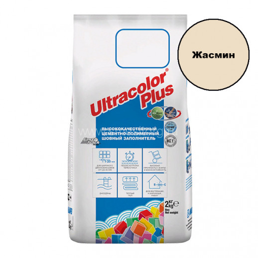 Цементная затирка для швов Mapei Ultracolor Plus №130 (Жасмин) 2кг