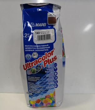 Mapei Ultracolor Plus № 143 (терракотовый) затирка для швов от 2 до 20 мм 2 кг