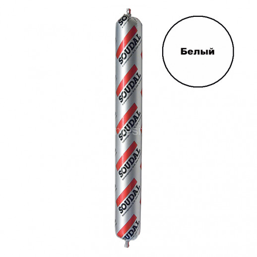 Полиуретановый клей герметик SOUDAL SOUDAFLEX 40 FC (белый) 600 мл