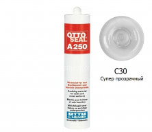 Акрилат-сополимерный герметик OTTOSEAL А250 С30 (супер прозрачный) 300 мл