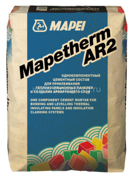 Клей для утеплителя Mapei Mapetherm AR2 (серый) 25кг