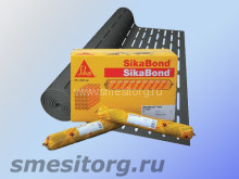 Sika AcouBond- System шумопоглощение для деревянных полов рулон рулон 25,05 м2 (толщина 3 мм)