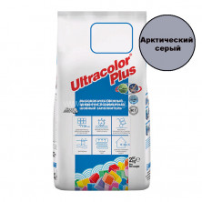 Цементная затирка для швов Mapei Ultracolor Plus №127 (Арктический серый) 2кг