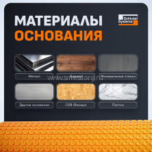 Гидроизоляционное полотно Schluter DITRA HEAT (12,76м) арт. DHPS512M