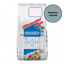 Цементная затирка для швов Mapei Ultracolor Plus №176 (Зелено-серый) 2кг