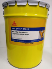 Sika Igolflex-071 RU - гидроизоляция битумная мастика банка 5 литров