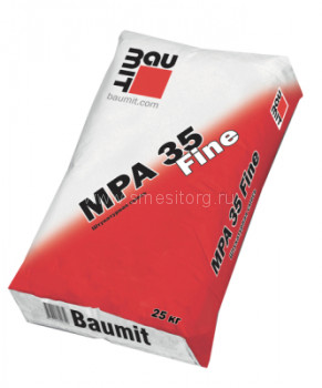 Baumit MPA 35 Fine штукатурная смесь для наружных и внутренних работ 25 кг