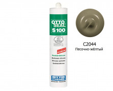 Силиконовый герметик OTTOSEAL S100 PREMIUM С2044 (песочно-жёлтый №18) 300мл
