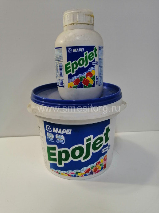 Эпоксидный клей Mapei Epojet для инъекций и анкеровки (компоненты А + В) 2,5 кг