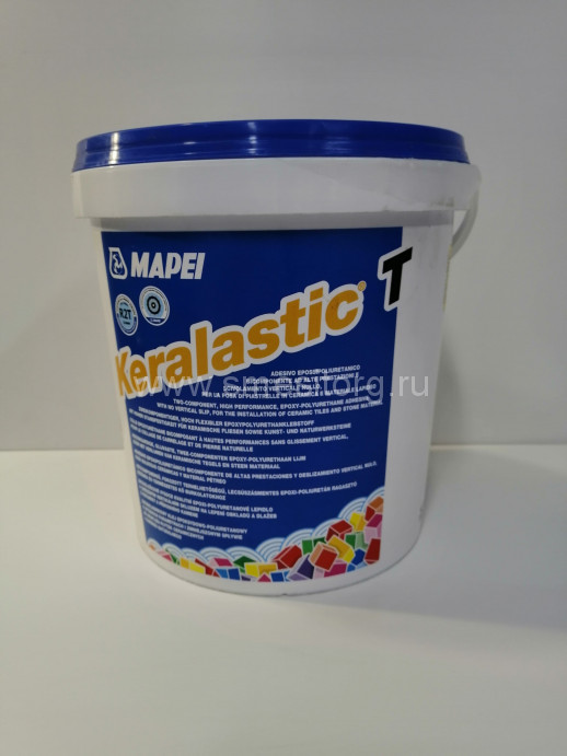 Полиуретановый клей для плитки Mapei Keralastic Т grey (Серый) 10 кг
