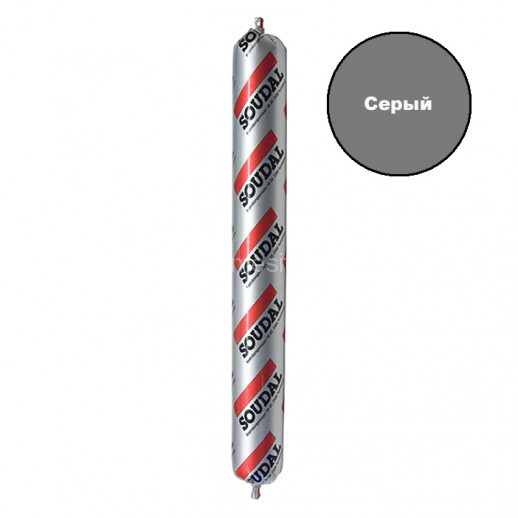 Полиуретановый клей герметик SOUDAL SOUDAFLEX 40 FC (серый) 600 мл