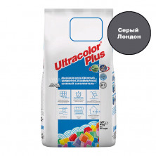 Цементная затирка для швов Mapei Ultracolor Plus №119 (Серый Лондон) 2кг