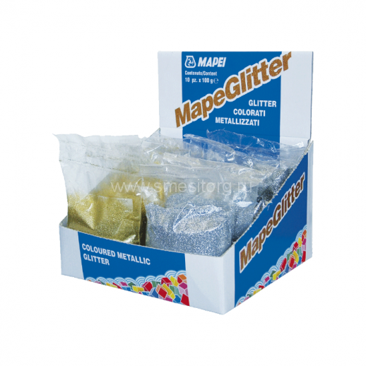 Декоративная добавка для эпоксидной затирки Mapei Mapeglitter № 205 Gold 0,1кг