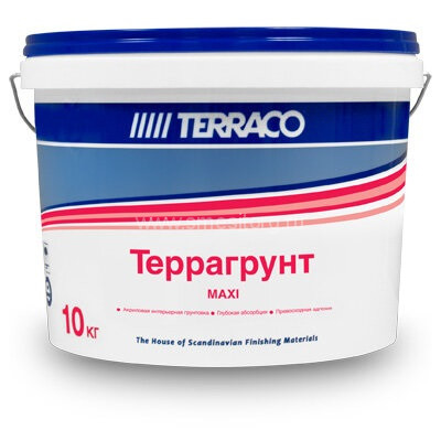 Грунтовка Terraco Террагрунт Маxi белая 10 л