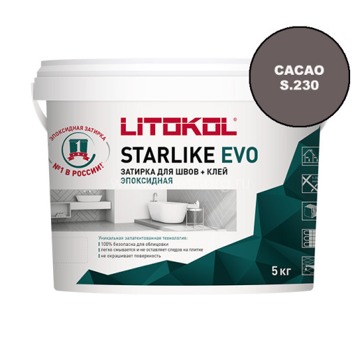 Litokol Starlike EVO S 230 CACAO 5 кг