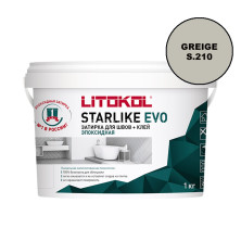 Затирка эпоксидная Litokol Starlike Evo S 210 GREIGE 1 кг