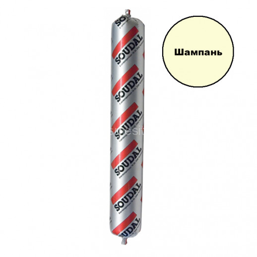 Полиуретановый герметик набухающий SOUDAL AQUASWELL (шампань) 600 мл