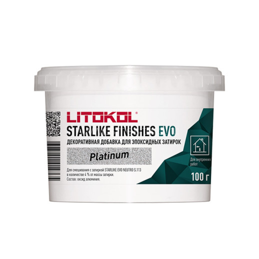 Litokol Starlike Finishes PLATINUM (платиновый) 100 гр