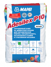 Мапеи Adesilex P10 улучшенный клей на цем. основе Белый 25кг