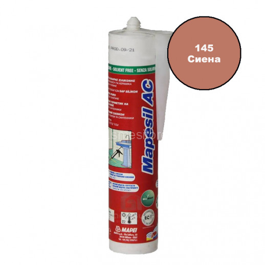 Силиконовый герметик-затирка MAPEI Mapesil AC №145 (сиена) 310 мл