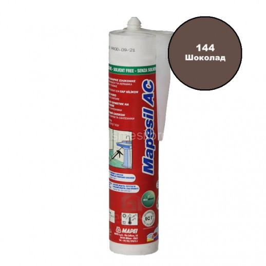 Силиконовый герметик-затирка Mapei Mapesil AC № 144 (шоколад) 310 мл