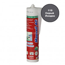 Силиконовый герметик-затирка MAPEI Mapesil AC №119 (серый лондон) 310 мл