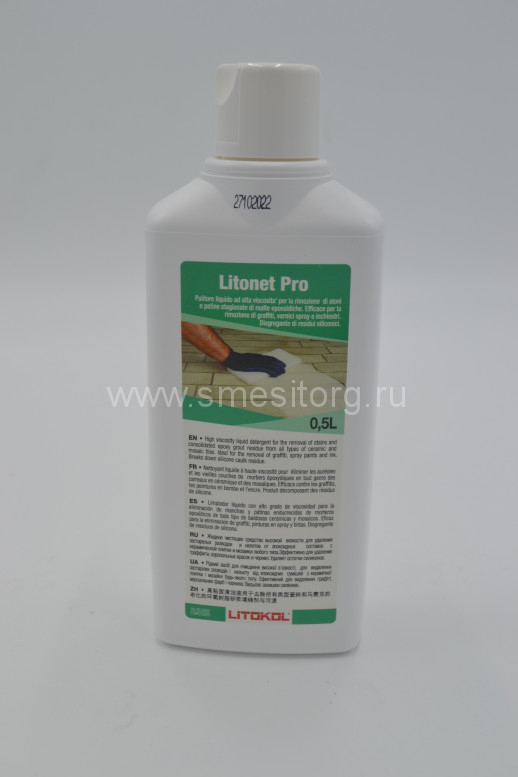 Средство для очистки эпоксидных остатков Litokol LITONET PRO  0,5 л