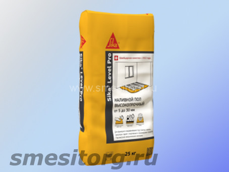 Наливной пол от 5 до 30 мм Sika Level Pro 25кг
