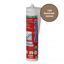 Силиконовый герметик-затирка MAPEI Mapesil AC №135 (золотой песок) 310 мл