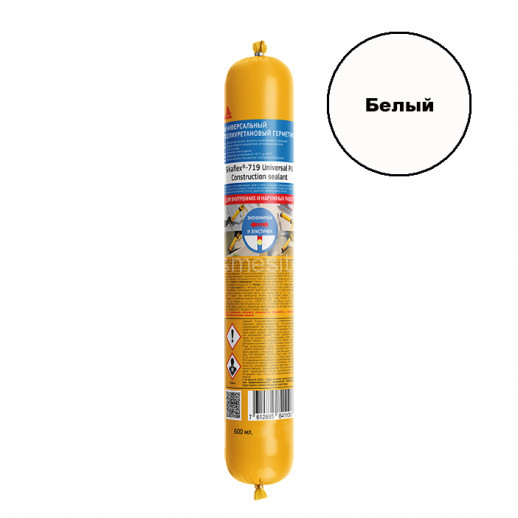 Полиуретановый герметик Sika Sikaflex-719 Universal PU (белый) 600 мл