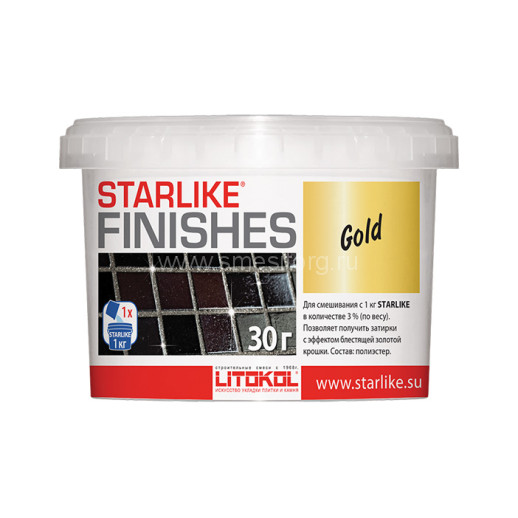 Litokol Starlike Finishes GOLD 30 гр