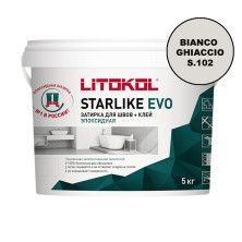 Затирка эпоксидная Litokol Starlike EVO S 102 BIANCO GHIACCIO 5 кг
