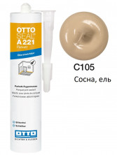 Акрилатный герметик OTTOSEAL Parkett A221 C105 (сосна-ель) 310мл