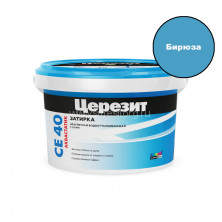 Цементная затирка Церезит CE 40 аквастатик №77 (бирюза) 2кг