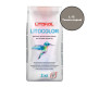 Цементная затирка для швов LITOKOL LITOCOLOR L.12 (Темно-серый) 1-5мм 2кг