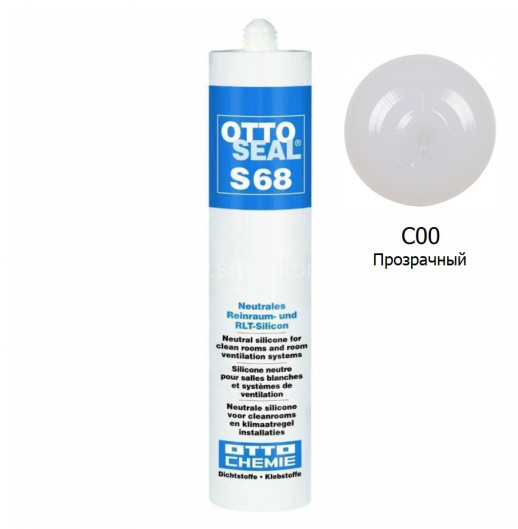Силиконовый герметик OTTOSEAL S68 С00 (прозрачный) 310мл