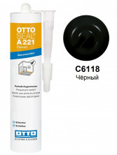 Акрилатный герметик OTTOSEAL Parkett A221 C6118 (черный дуб) 310мл