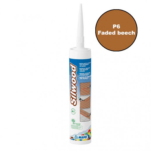 Герметик акриловый Mapei Silwood P6 Faded beech (поблекший бук) 310мл
