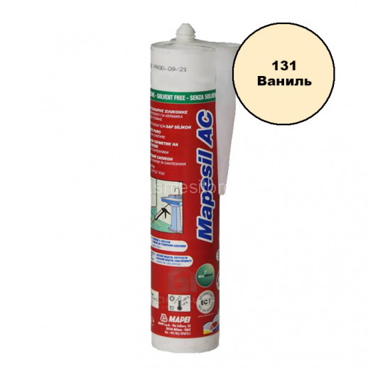 Силиконовый герметик-затирка MAPEI Mapesil AC №131 (ваниль) 310 мл