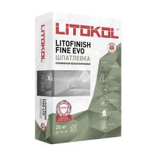 Шпаклёвка финишная LITOKOL LITOFINISH FINE EVO (белая) полимерная 20 кг