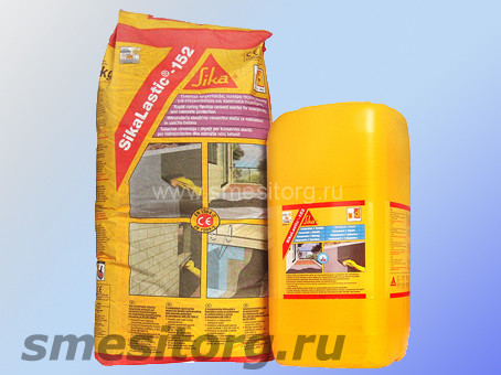 Гидроизоляция обмазочная эластичная Sikalastic 152 Канистра 8кг