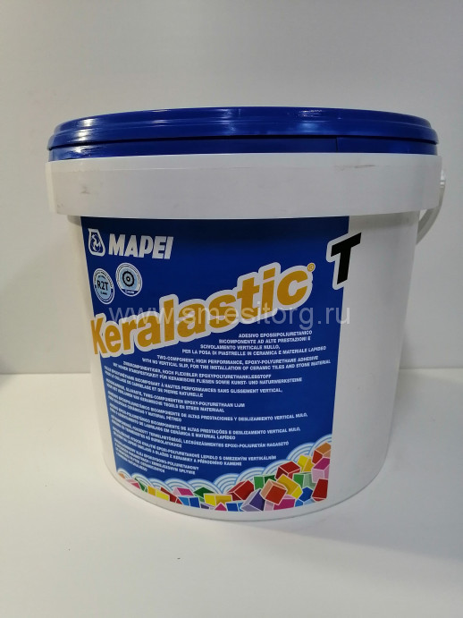 Полиуретановый клей для плитки Mapei Keralastic Т white (Белый) 5 кг