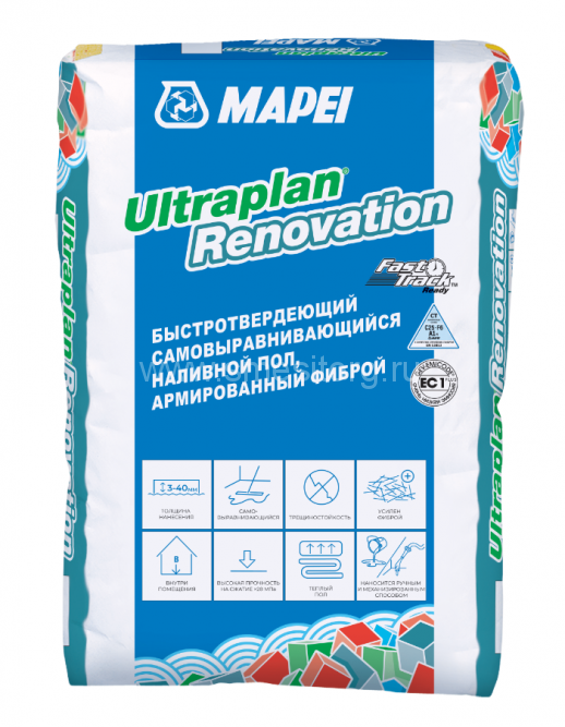 Наливной пол Мапеи Ultraplan Renovation  23кг