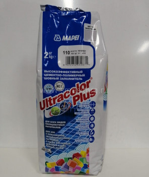 Mapei Ultracolor Plus № 110 (манхеттен) затирка для швов от 2 до 20 мм 2 кг