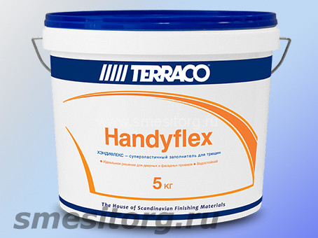 Заполнитель суперэластичный для трещин TERRACO Handyflex 5 кг