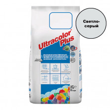 Цементная затирка для швов Mapei Ultracolor Plus №111 (Светло-серый) 2кг
