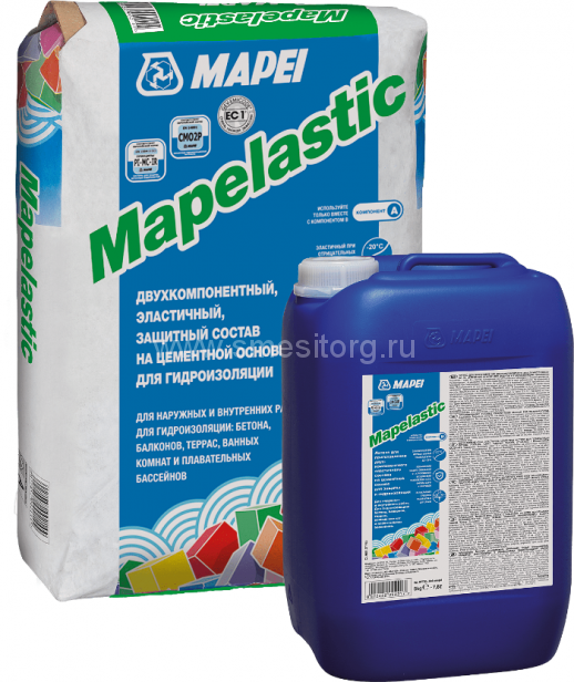 Гидроизоляция Mapei Mapelastic (комп А+B) 32кг