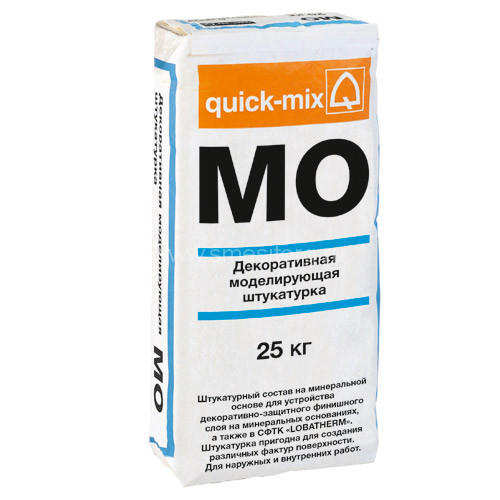 Декоративная штукатурка моделирующая Quick-mix MO (бежевый) 25 кг