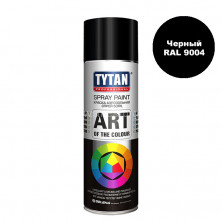 Матовая аэрозольная краска TYTAN PROFESSIONAL ART OF THE COLOUR RAL 9004 (черный) 400мл
