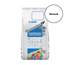 Цементная затирка для швов Mapei Keracolor FF №100 (Белый) 2кг